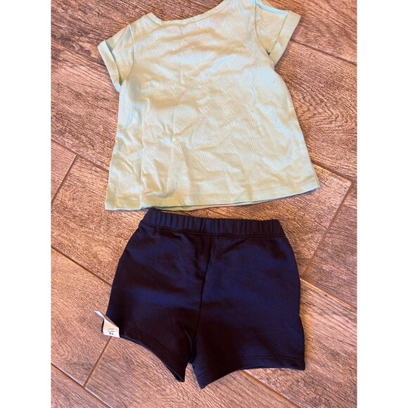 NWT Disney Baby 18 Months MIckey Mouse Short Outfit Set Shorts Top Floral Bling‎ - Picture 5 of 5